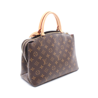 プティ パレPM モノグラム ハンドバッグ PVC レザー ブラウン 2WAY ルイヴィトン バッグ LOUIS VUITTON