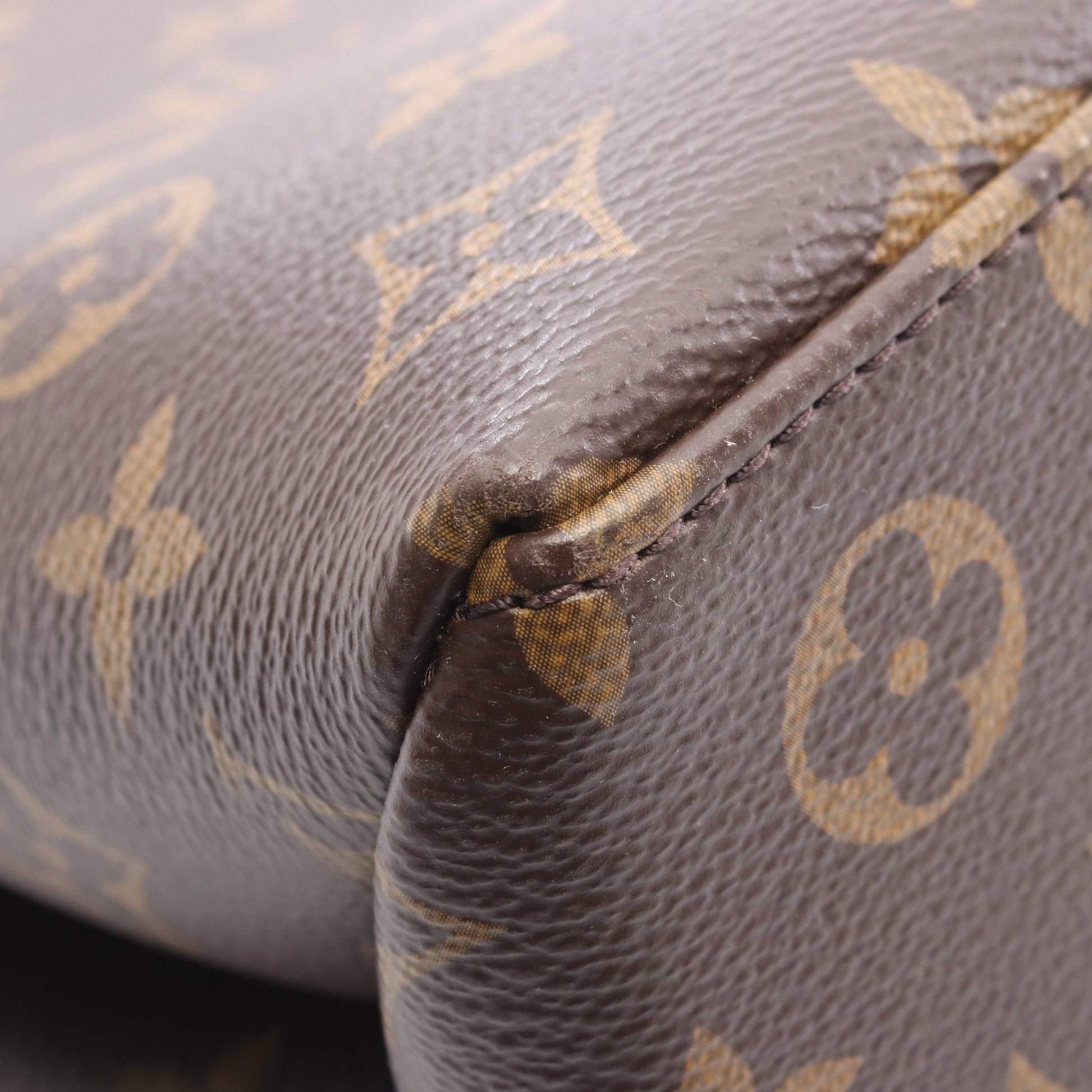 プティ パレPM モノグラム ハンドバッグ PVC レザー ブラウン 2WAY ルイヴィトン バッグ LOUIS VUITTON
