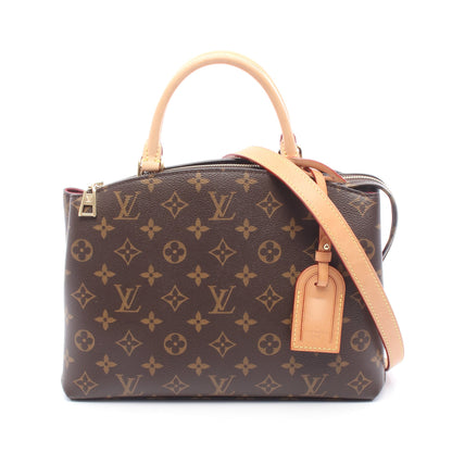 プティ パレPM モノグラム ハンドバッグ PVC レザー ブラウン 2WAY ルイヴィトン バッグ LOUIS VUITTON