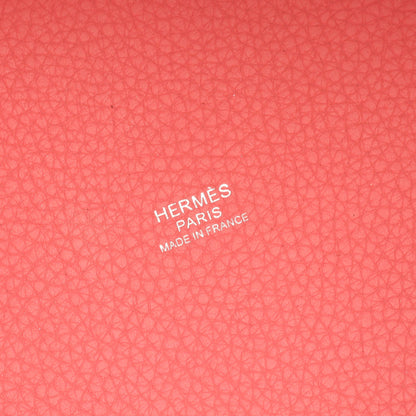 ピコタンロックPM ローズエテ ハンドバッグ トリヨンクレマンス ピンク シルバー金具 X刻印 エルメス バッグ HERMES