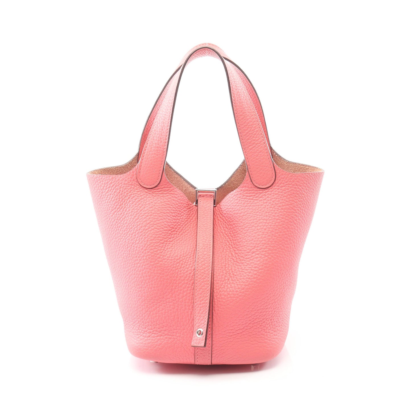 ピコタンロックPM ローズエテ ハンドバッグ トリヨンクレマンス ピンク シルバー金具 X刻印 エルメス バッグ HERMES