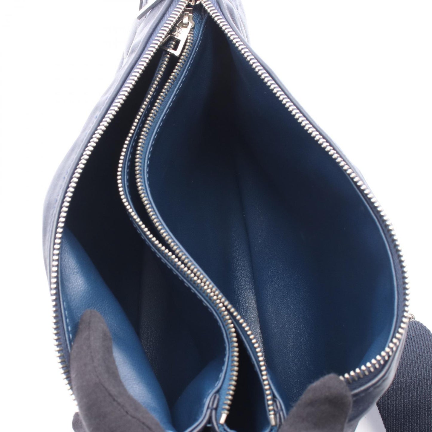 クッサンPM モノグラム マリーンブルー チェーンショルダーバッグ レザー ネイビー ルイヴィトン バッグ LOUIS VUITTON