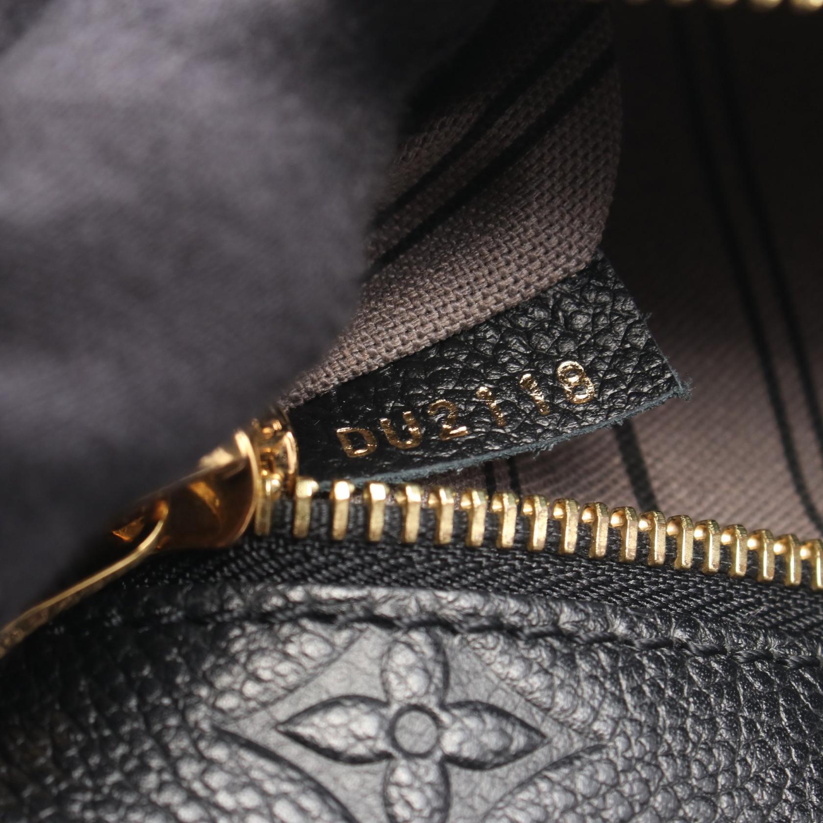 ポシェット メティスMM モノグラムアンプラント ノワール ハンドバッグ レザー ブラック 2WAY ルイヴィトン バッグ LOUIS VUITTON