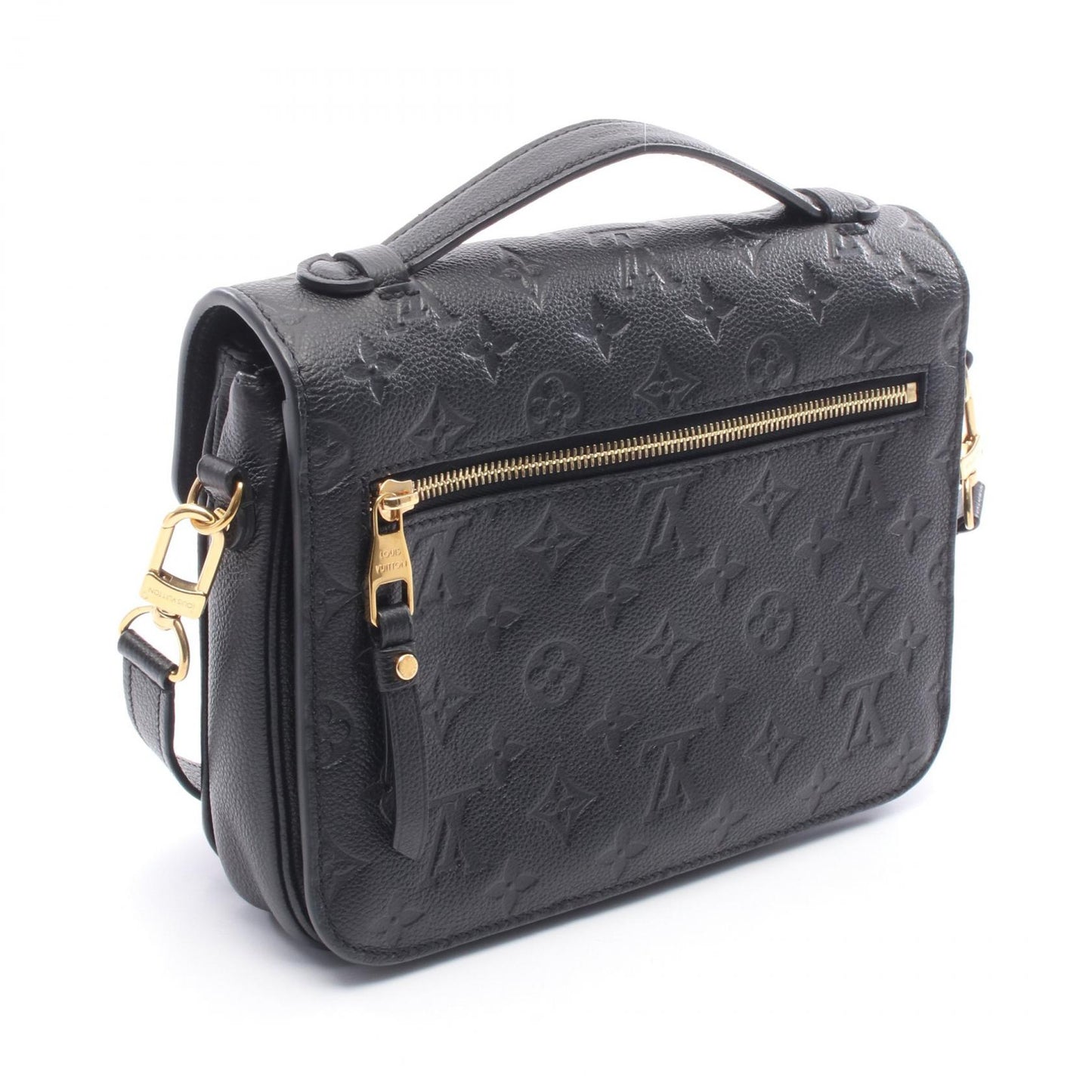 ポシェット メティスMM モノグラムアンプラント ノワール ハンドバッグ レザー ブラック 2WAY ルイヴィトン バッグ LOUIS VUITTON