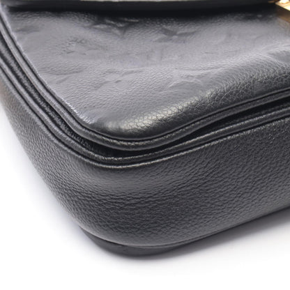 ポシェット メティスMM モノグラムアンプラント ノワール ハンドバッグ レザー ブラック 2WAY ルイヴィトン バッグ LOUIS VUITTON