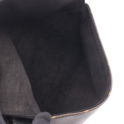 トワイス モノグラム ノワール ショルダーバッグ PVC レザー ブラウン ブラック ルイヴィトン バッグ LOUIS VUITTON