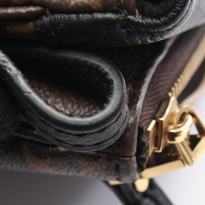 トワイス モノグラム ノワール ショルダーバッグ PVC レザー ブラウン ブラック ルイヴィトン バッグ LOUIS VUITTON