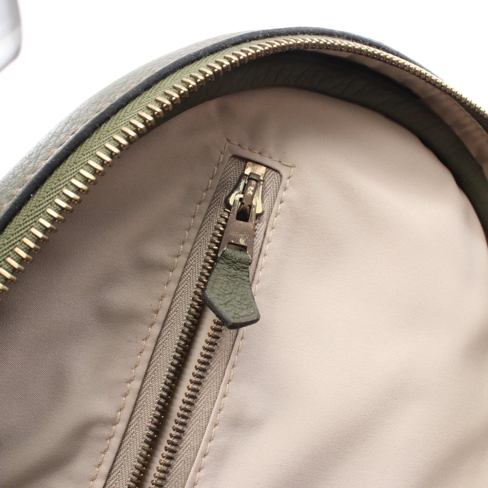 インターシティ ハンドバッグ バニティバッグ トリヨンクレマンス カーキグリーン ゴールド金具 □B刻印 エルメス バッグ HERMES