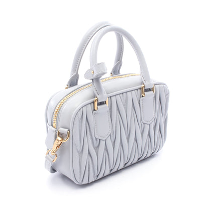 VIT.DAINO SOFT ハンドバッグ レザー ライトブルー 2WAY ミュウミュウ