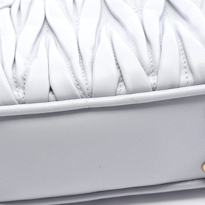 VIT.DAINO SOFT ハンドバッグ レザー ライトブルー 2WAY ミュウミュウ