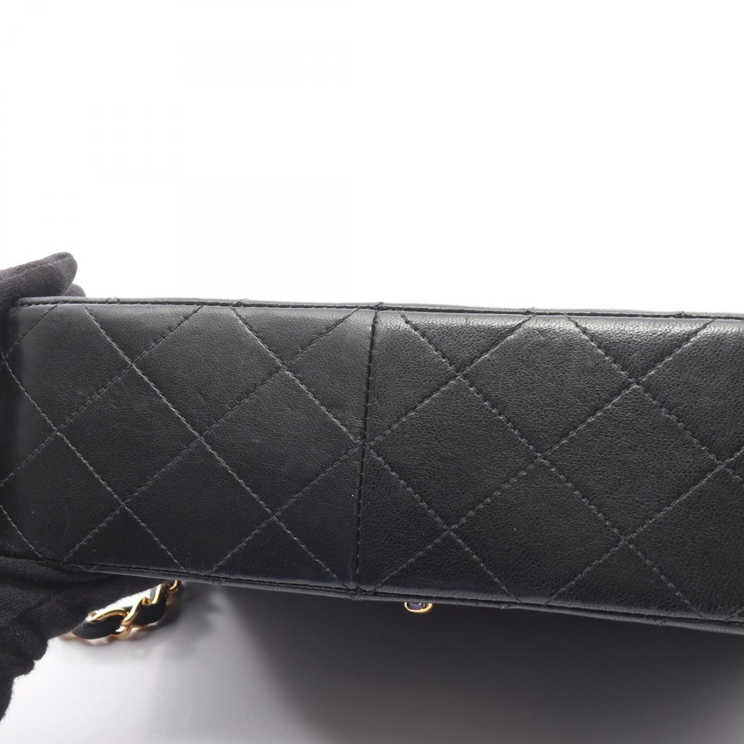 ミニマトラッセ20 チェーンショルダーバッグ ラムスキン ブラック ゴールド金具 シャネル バッグ CHANEL
