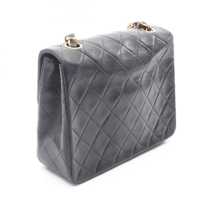 ミニマトラッセ20 チェーンショルダーバッグ ラムスキン ブラック ゴールド金具 シャネル バッグ CHANEL