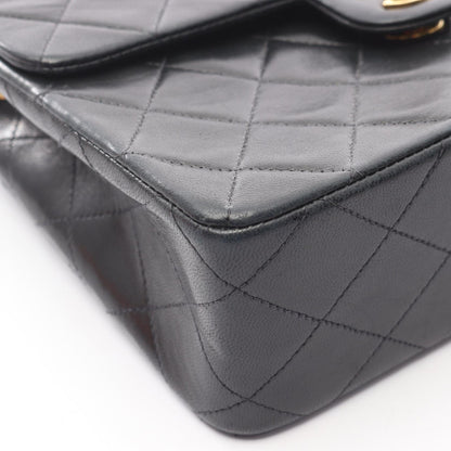 ミニマトラッセ20 チェーンショルダーバッグ ラムスキン ブラック ゴールド金具 シャネル バッグ CHANEL