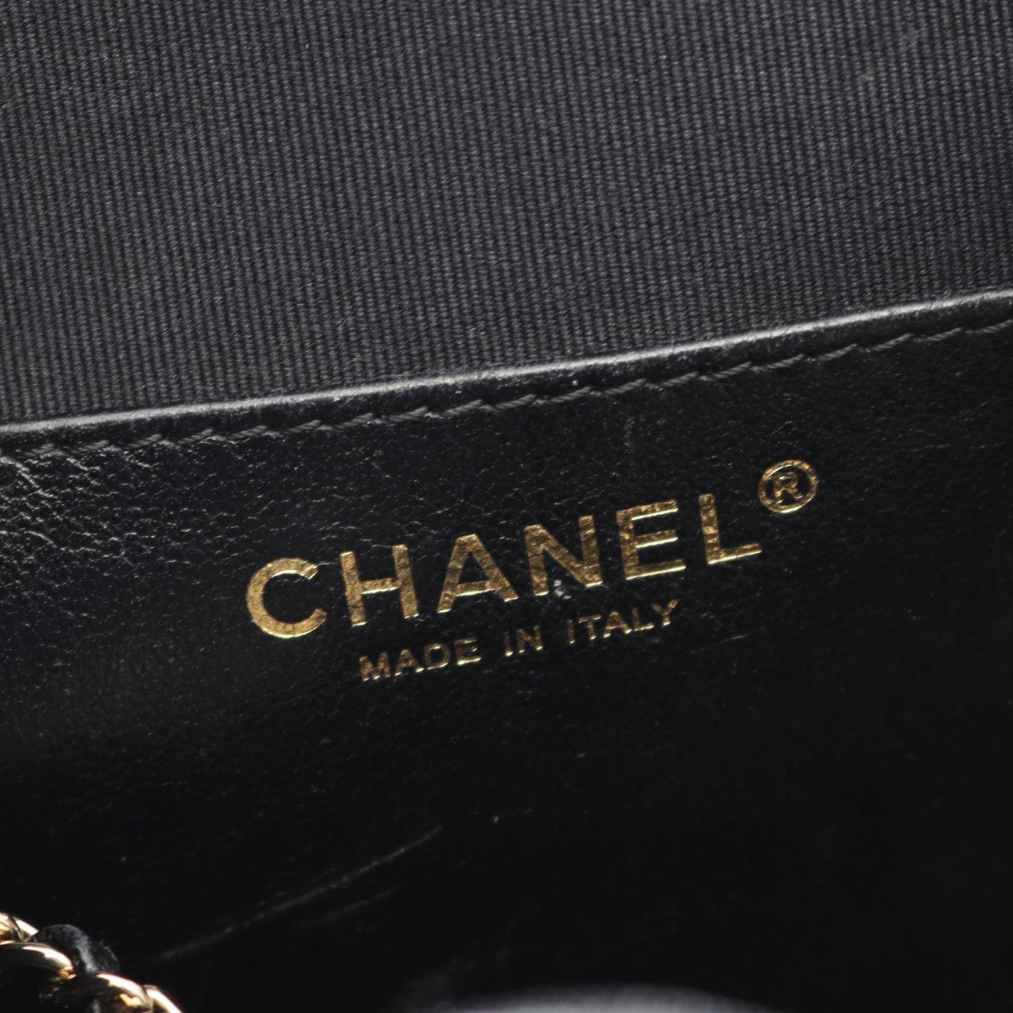マトラッセ バックパック リュックサック ラムスキン ブラック ゴールド金具 メッシュ シャネル バッグ CHANEL