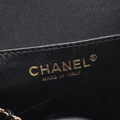 マトラッセ バックパック リュックサック ラムスキン ブラック ゴールド金具 メッシュ シャネル バッグ CHANEL