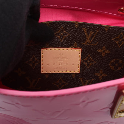 リードPM モノグラムヴェルニ ネオンピンク ハンドバッグ レザー ピンク 2WAY ルイヴィトン バッグ LOUIS VUITTON