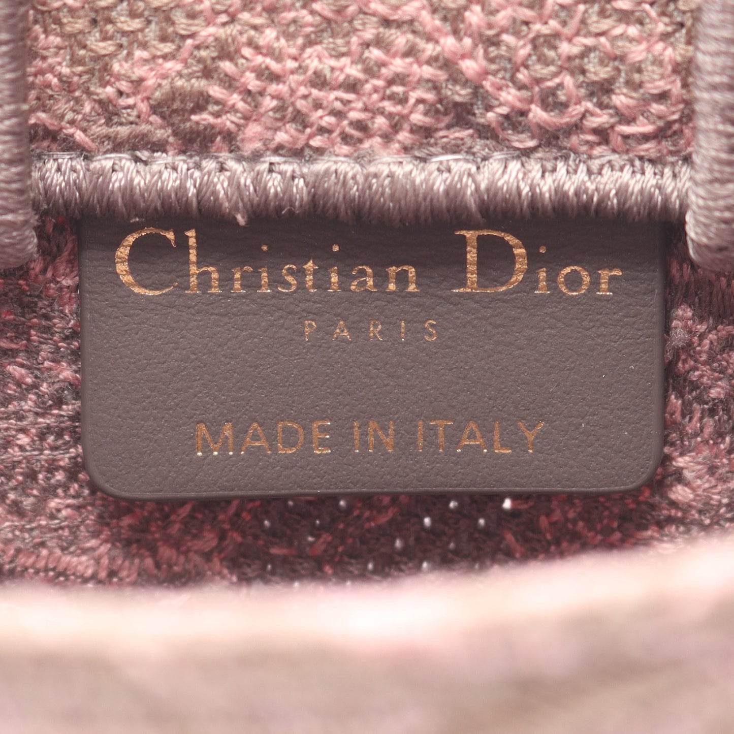 BOOK TOTE ブックトート バーティカルバッグ ミニ ハンドバッグ キャンバス ピンク グレーベージュ 2WAY クリスチャンディオール バッグ Christian Dior