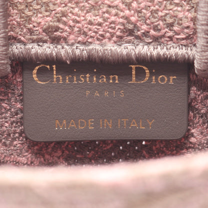 BOOK TOTE ブックトート バーティカルバッグ ミニ ハンドバッグ キャンバス ピンク グレーベージュ 2WAY クリスチャンディオール バッグ Christian Dior