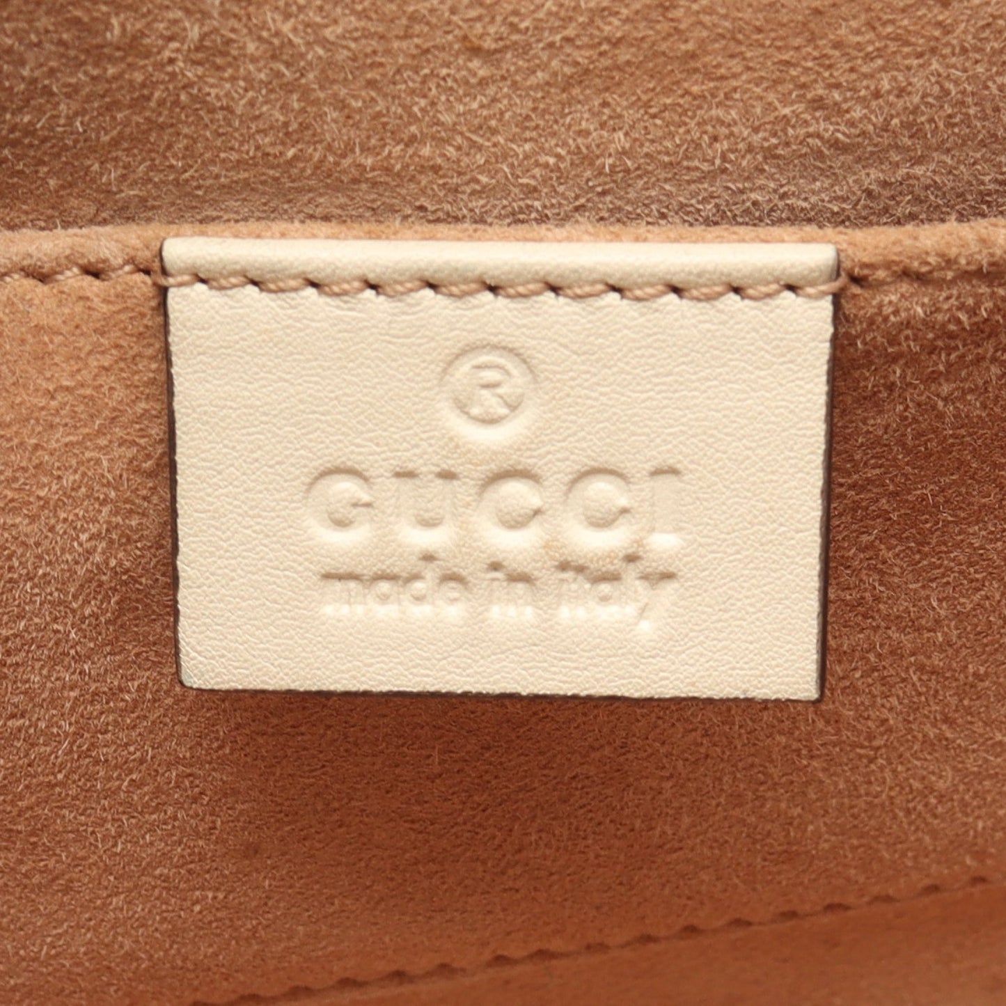 チェーンショルダーバッグ スタッズ フェイクパール 鍵 × 2 クロシェット オフホワイト グッチ バッグ GUCCI