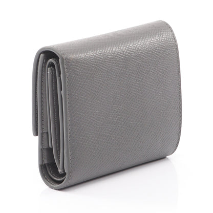 スモール トリフォールドウォレット 三つ折り財布 レザー グレー セリーヌ 財布・小物 CELINE