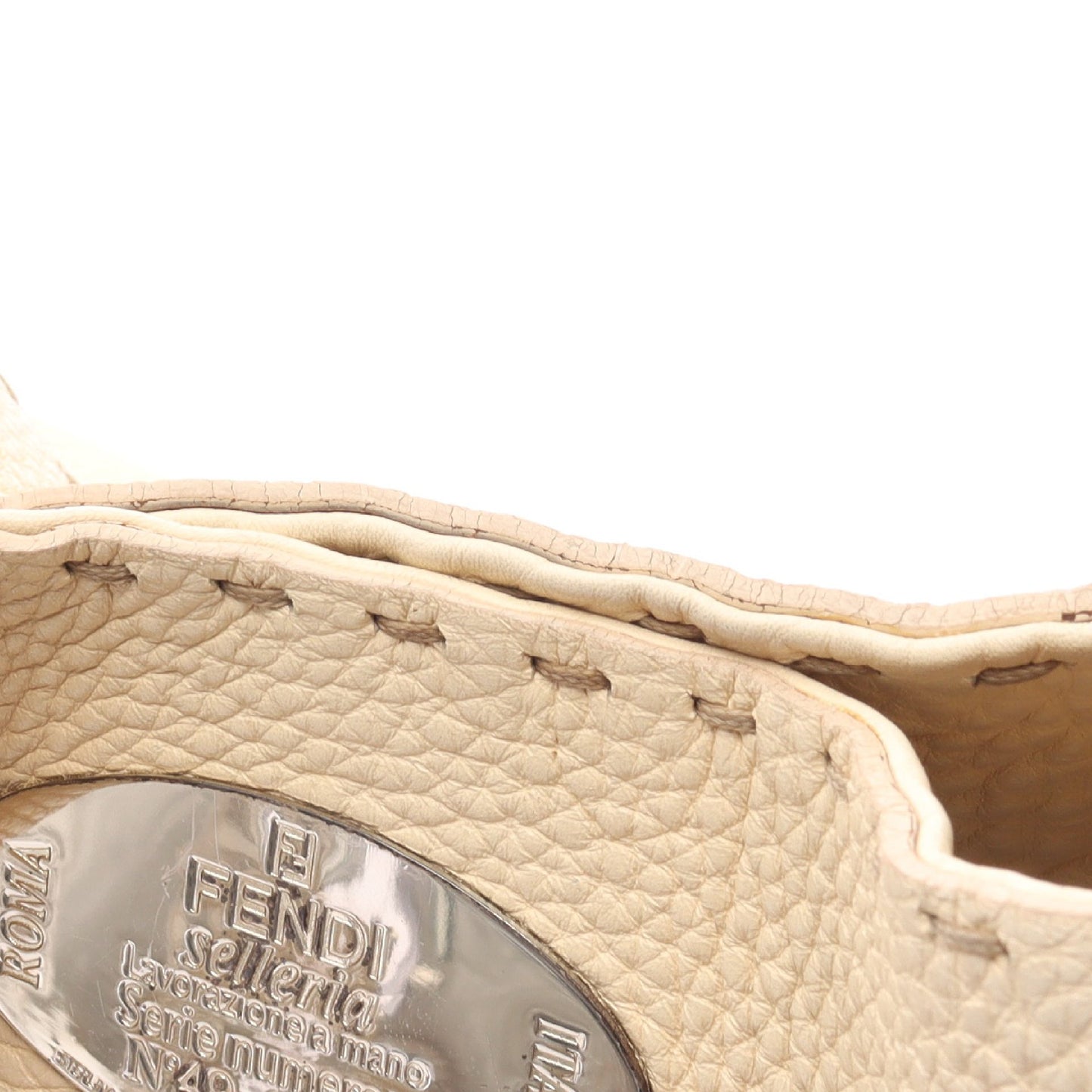 セレリア ハンドバッグ レザー ライトベージュ フェンディ バッグ FENDI