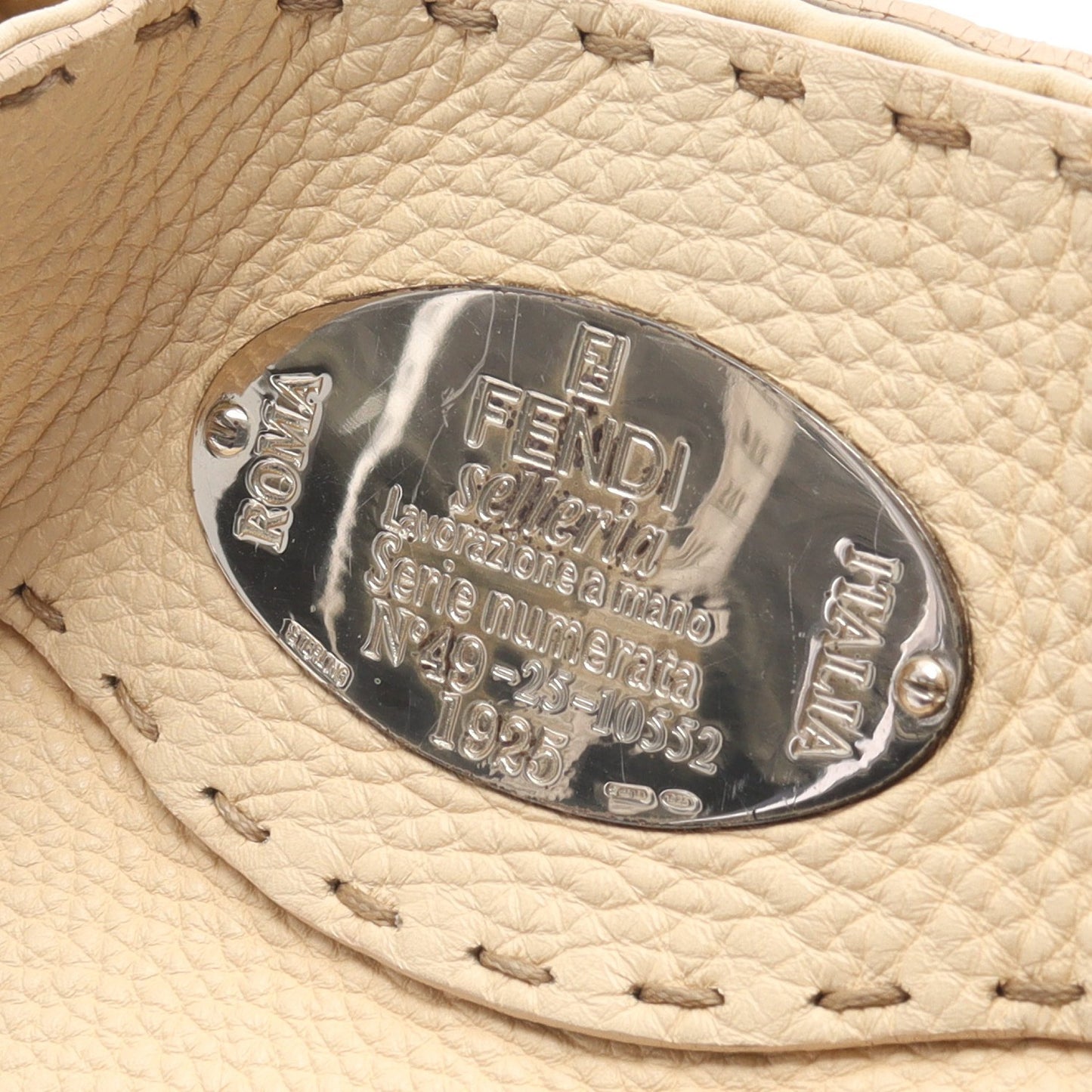 セレリア ハンドバッグ レザー ライトベージュ フェンディ バッグ FENDI