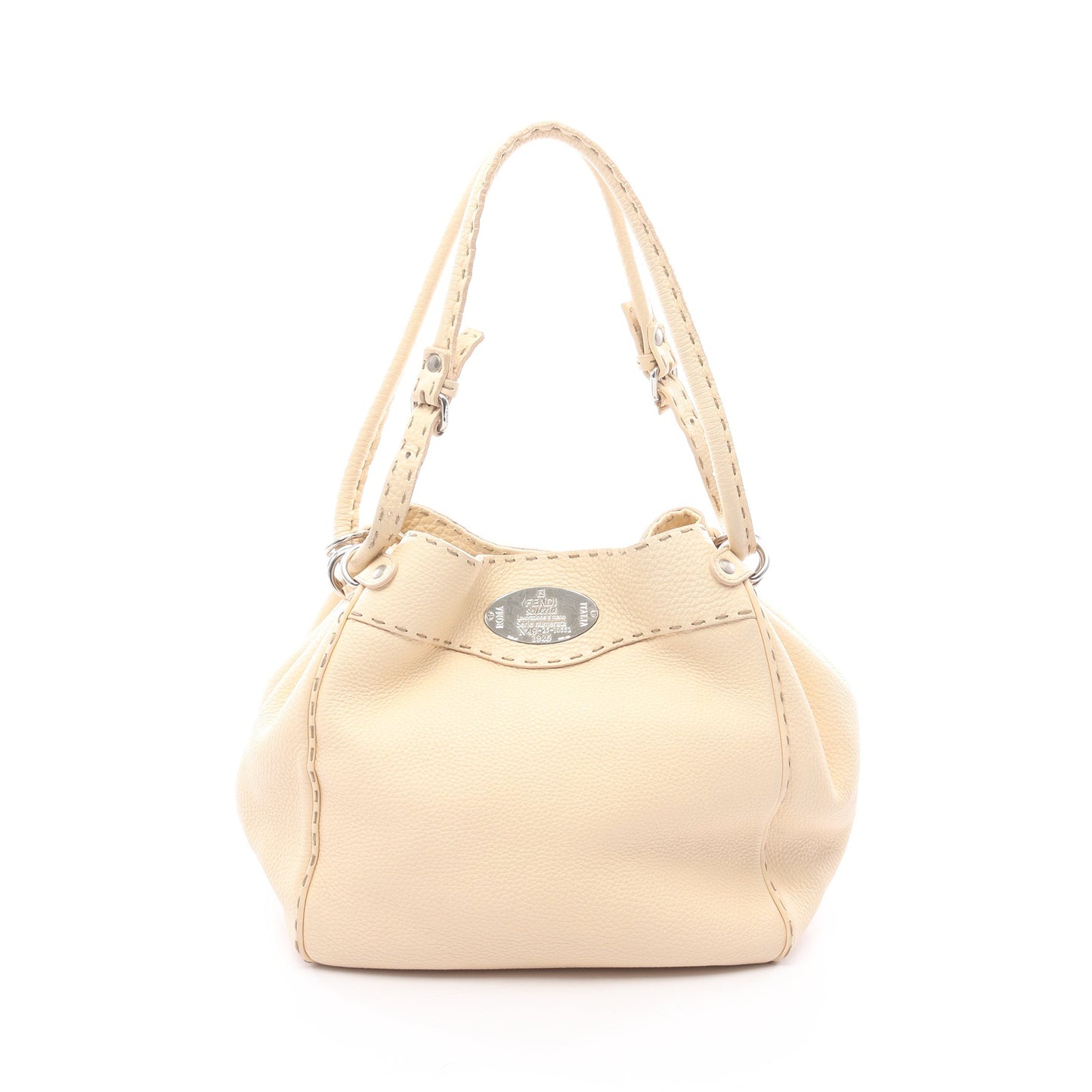 セレリア ハンドバッグ レザー ライトベージュ フェンディ バッグ FENDI
