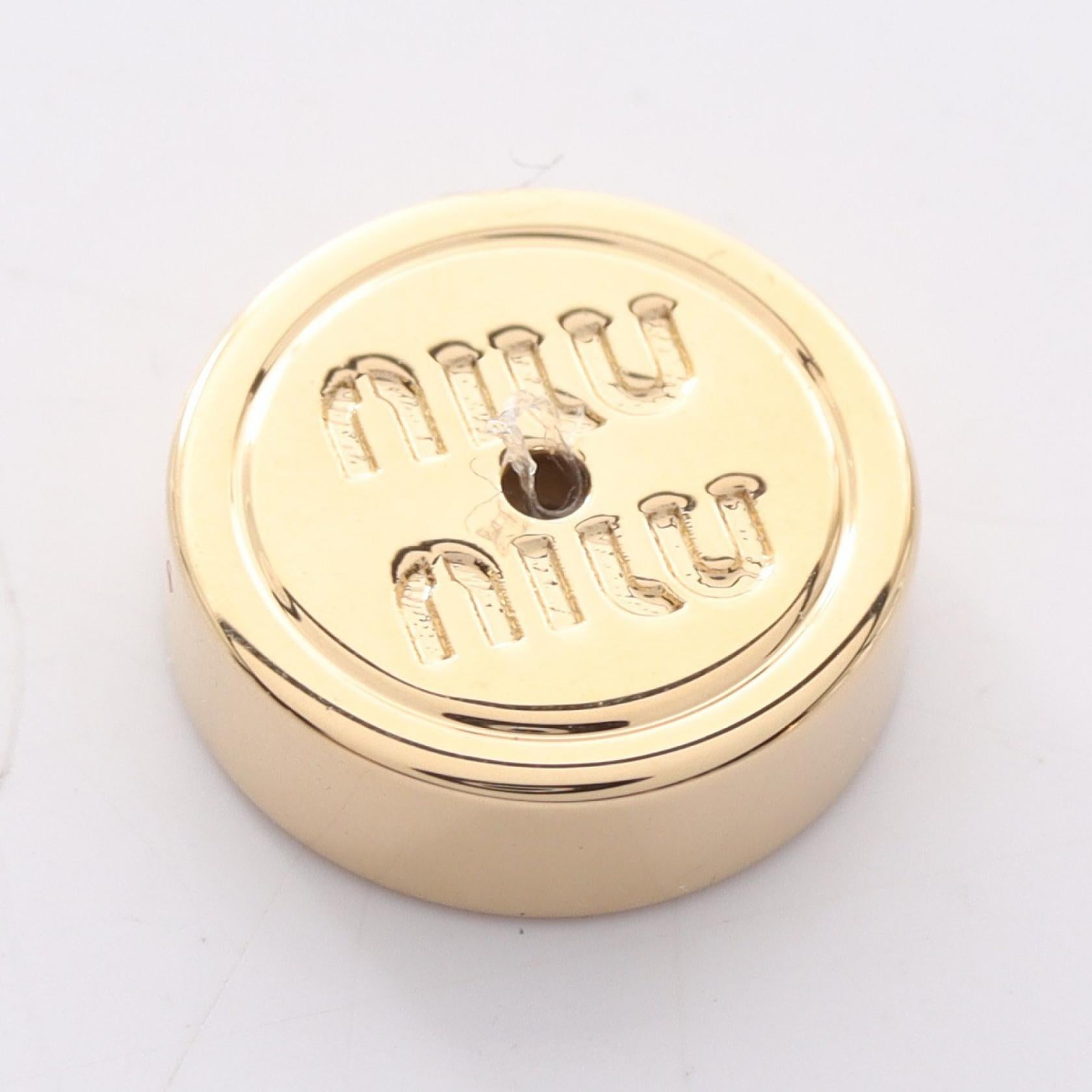 ピアス GP（ゴールドメッキ） エナメル ゴールド ブラック ミュウ