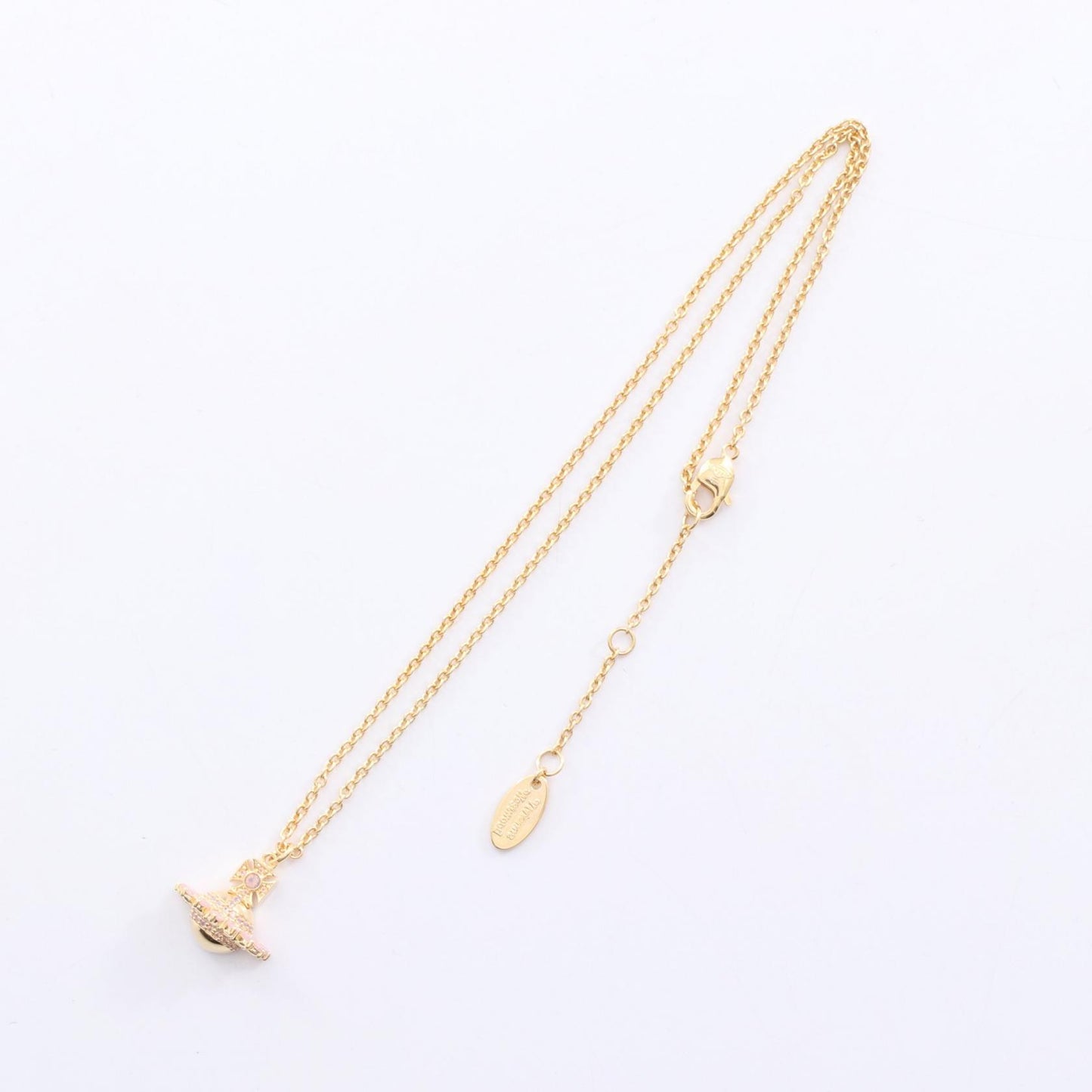 JORDANA ネックレス GP（ゴールドメッキ） ラインストーン ゴールド ピンク ヴィヴィアンウエストウッド アクセサリー Vivienne Westwood