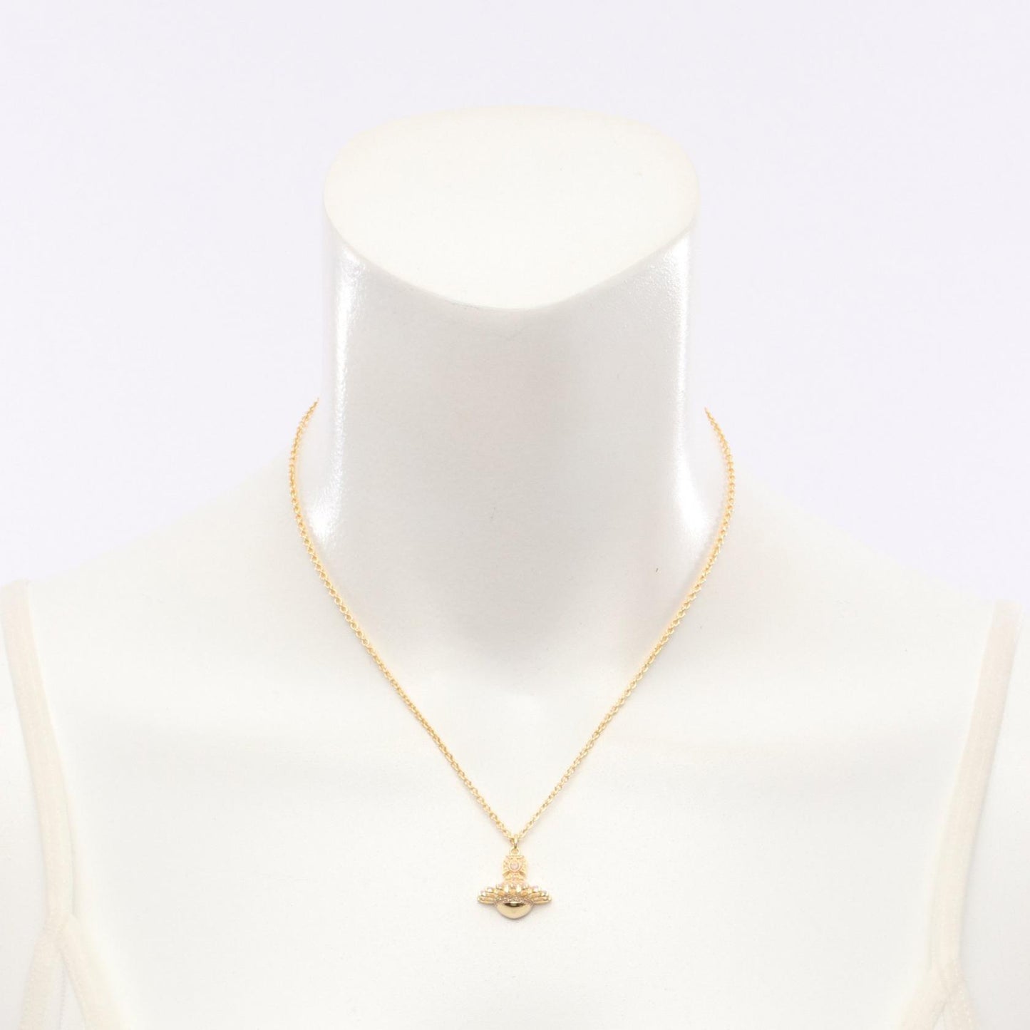 JORDANA ネックレス GP（ゴールドメッキ） ラインストーン ゴールド ピンク ヴィヴィアンウエストウッド アクセサリー Vivienne Westwood