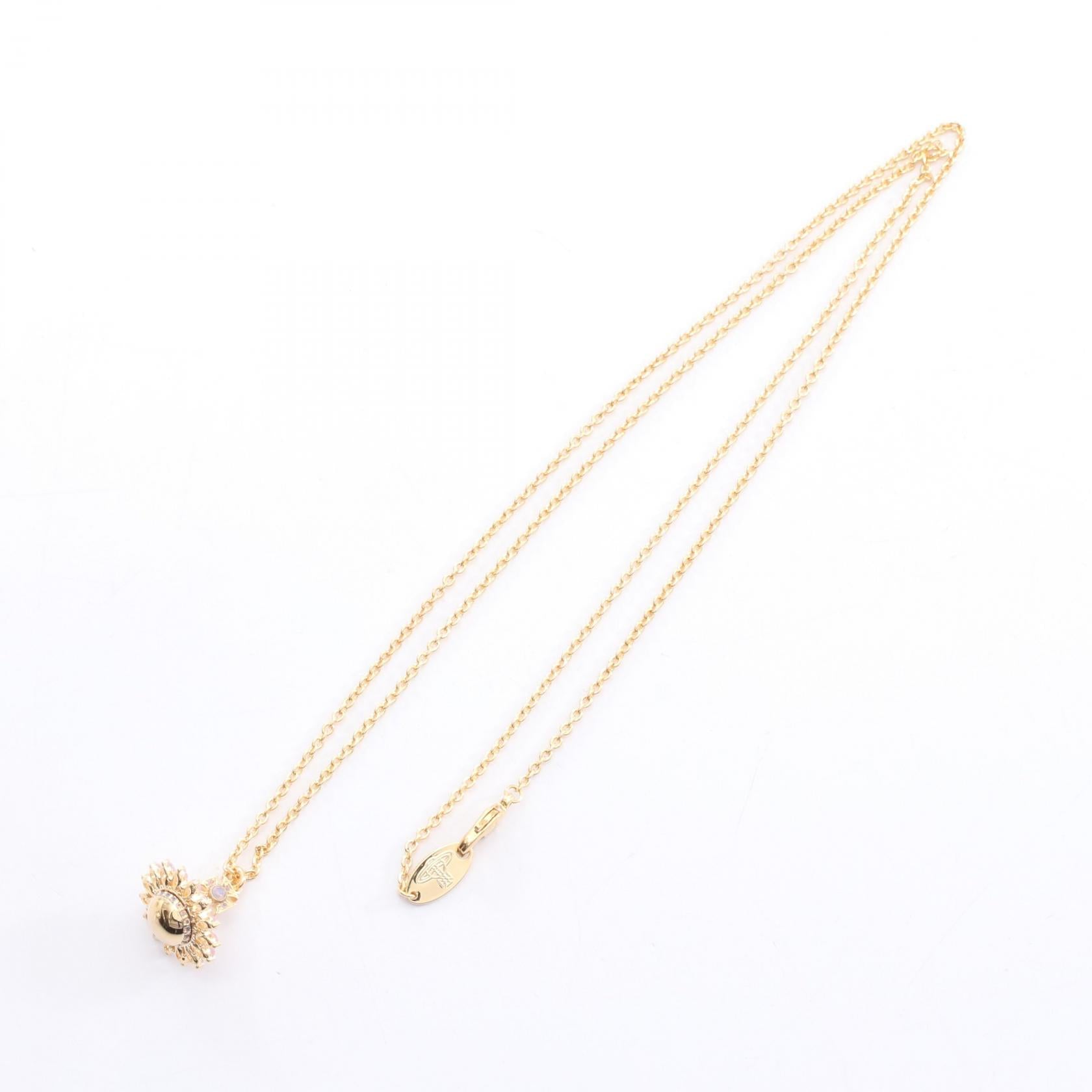JORDANA ネックレス GP（ゴールドメッキ） ラインストーン ゴールド ピンク ヴィヴィアンウエストウッド アクセサリー Vivienne Westwood