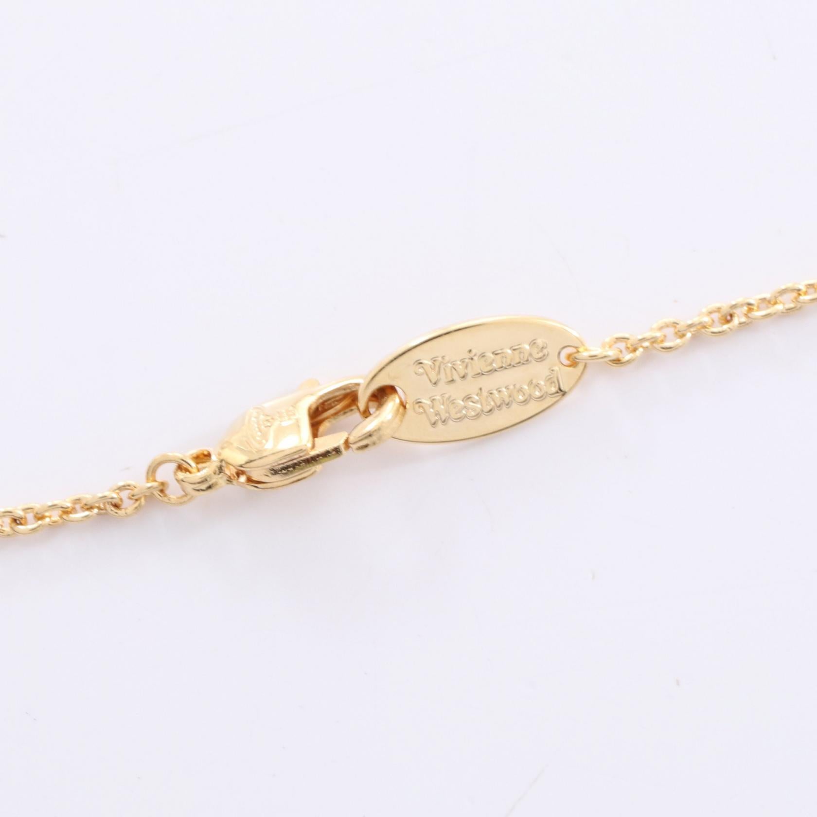 JORDANA ネックレス GP（ゴールドメッキ） ラインストーン ゴールド ピンク ヴィヴィアンウエストウッド アクセサリー Vivienne Westwood