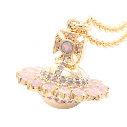 JORDANA ネックレス GP（ゴールドメッキ） ラインストーン ゴールド ピンク ヴィヴィアンウエストウッド アクセサリー Vivienne Westwood