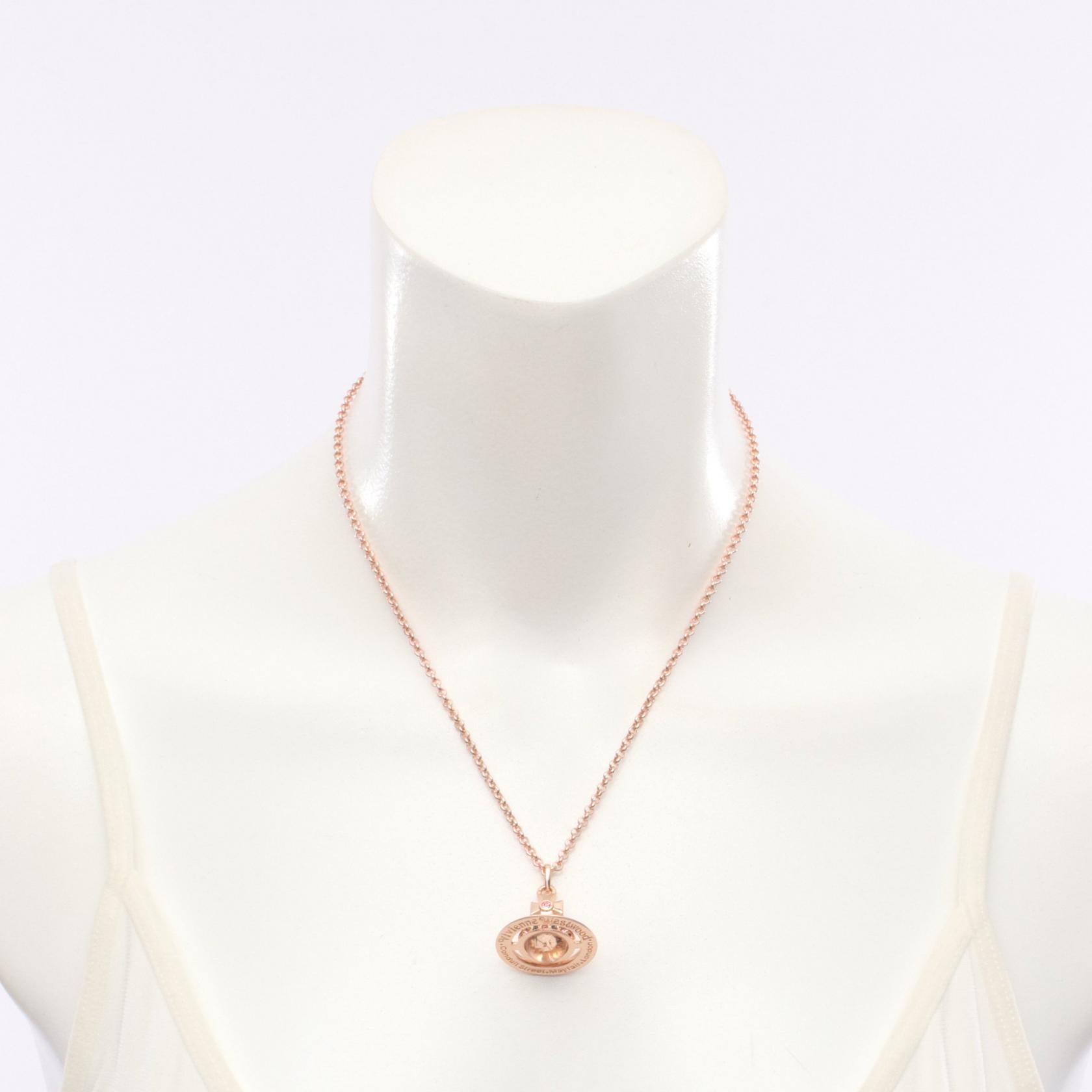 NEW TINY ORB ネックレス GP（ゴールドメッキ） ラインストーン ゴールド マルチカラー ヴィヴィアンウエストウッド アクセサリー Vivienne Westwood