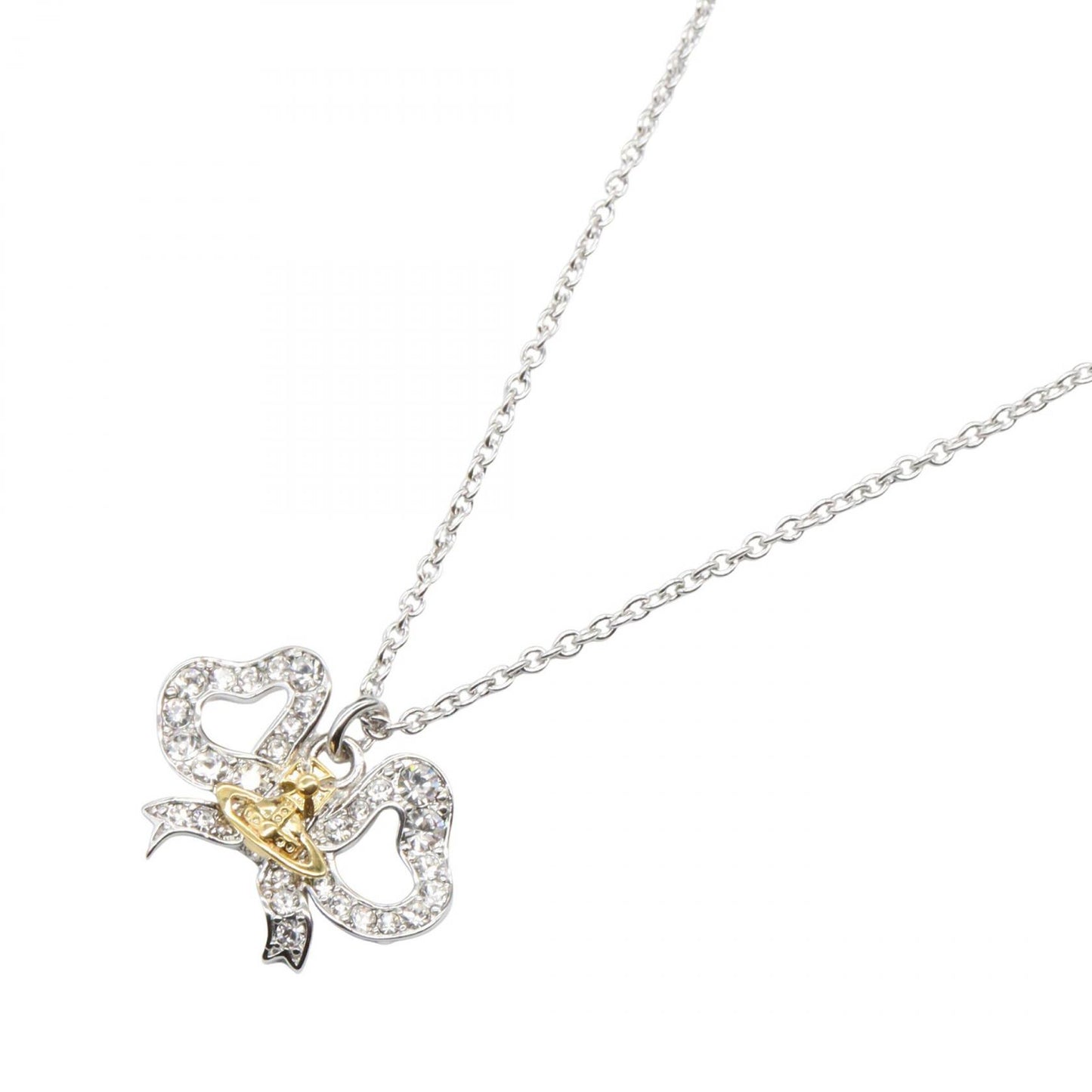 リゴベルタ リボン オーブ ネックレス ネックレス その他 真鍮 シルバー ゴールド ヴィヴィアンウエストウッド