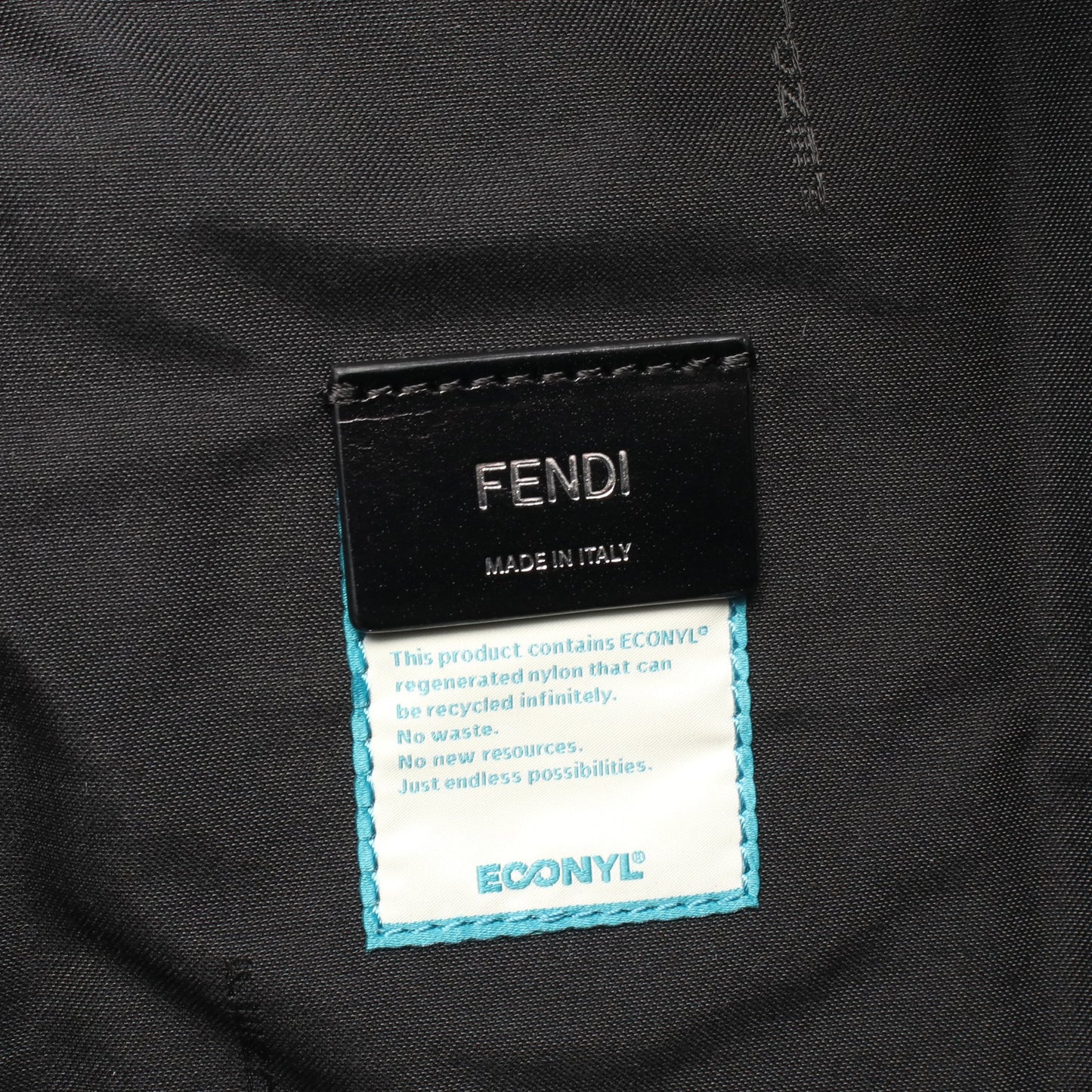 ズッカ バックパック リュックサック ナイロン レザー ブラウン ブラック イエロー フェンディ バッグ FENDI