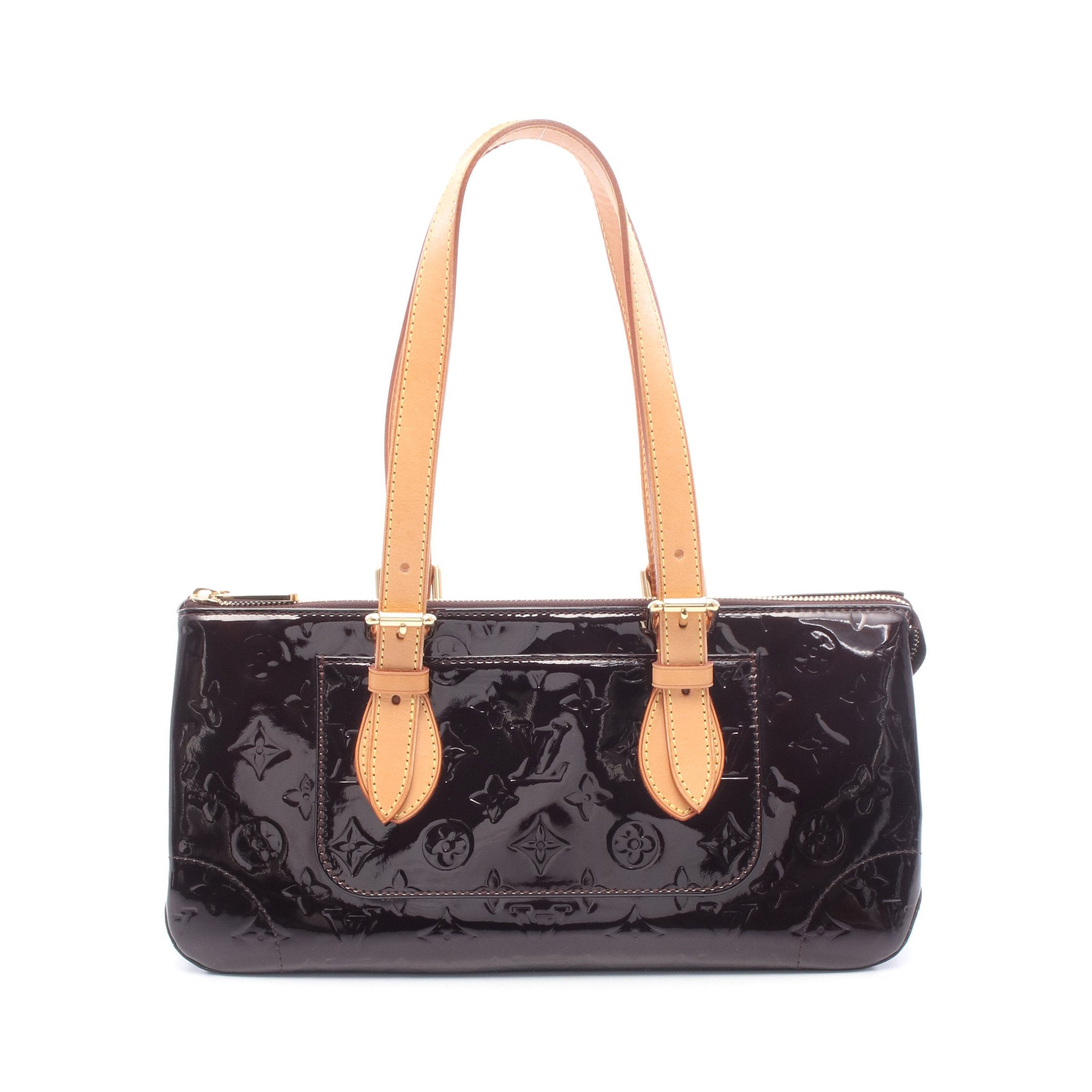 ローズウッド アヴェニュー モノグラムヴェルニ アマラント