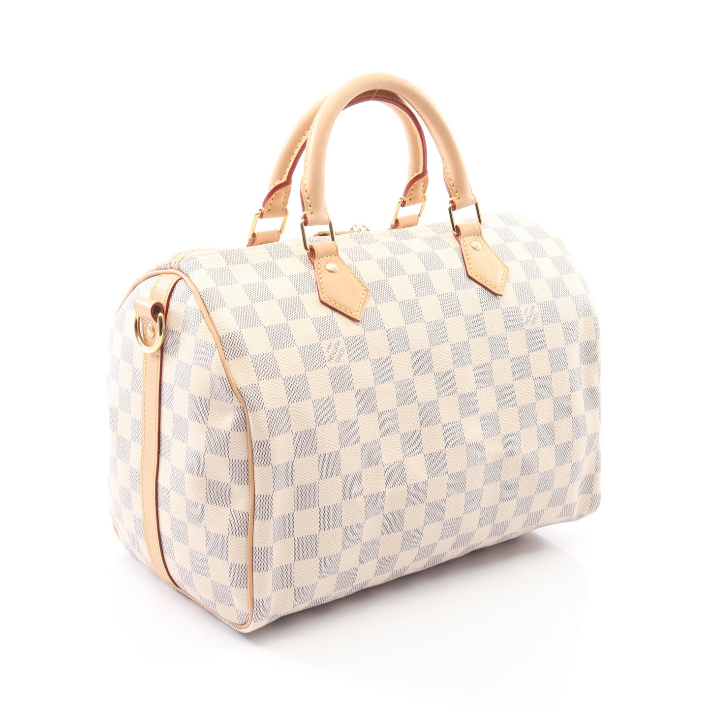 スピーディ バンドリエール30 ダミエアズール ハンドバッグ PVC レザー ホワイト 2WAY ルイヴィトン バッグ LOUIS VUITTON