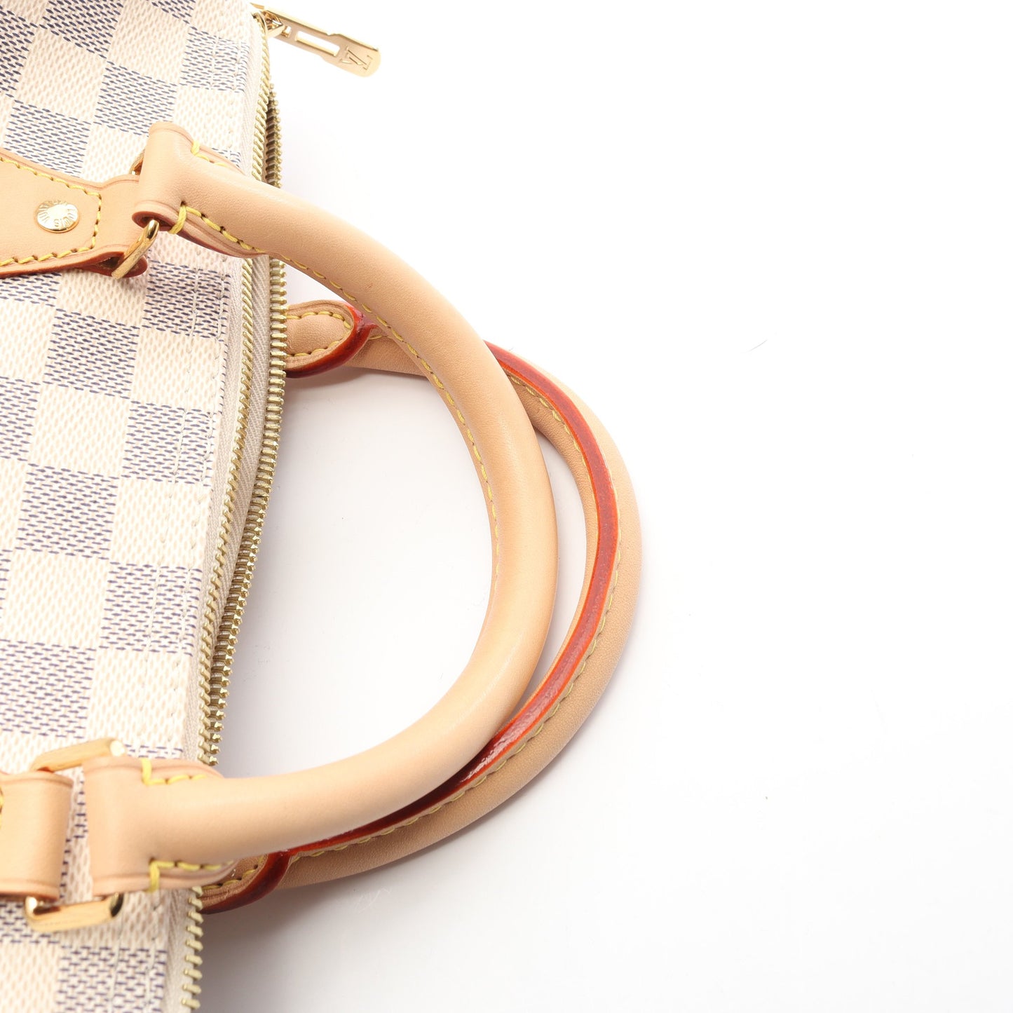 スピーディ バンドリエール30 ダミエアズール ハンドバッグ PVC レザー ホワイト 2WAY ルイヴィトン バッグ LOUIS VUITTON