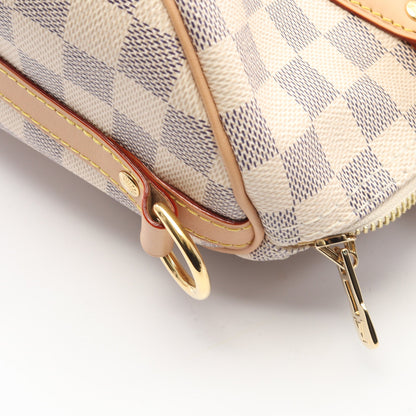 スピーディ バンドリエール30 ダミエアズール ハンドバッグ PVC レザー ホワイト 2WAY ルイヴィトン バッグ LOUIS VUITTON