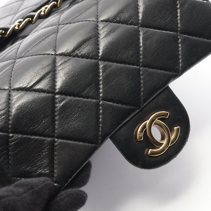 ミニマトラッセ チェーンショルダーバッグ ラムスキン ブラック ゴールド金具 シャネル バッグ CHANEL