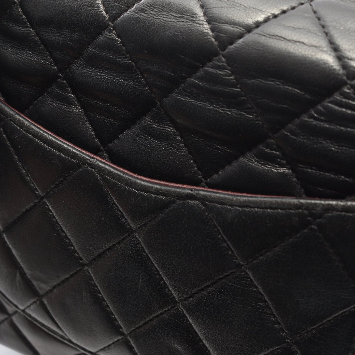 ミニマトラッセ チェーンショルダーバッグ ラムスキン ブラック ゴールド金具 シャネル バッグ CHANEL