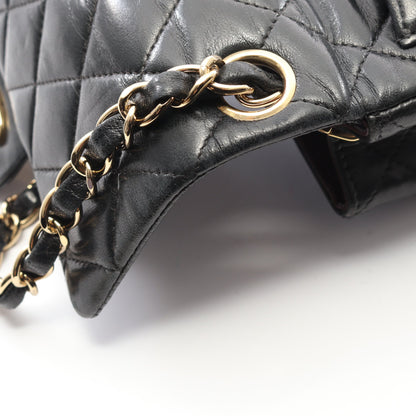 ミニマトラッセ チェーンショルダーバッグ ラムスキン ブラック ゴールド金具 シャネル バッグ CHANEL