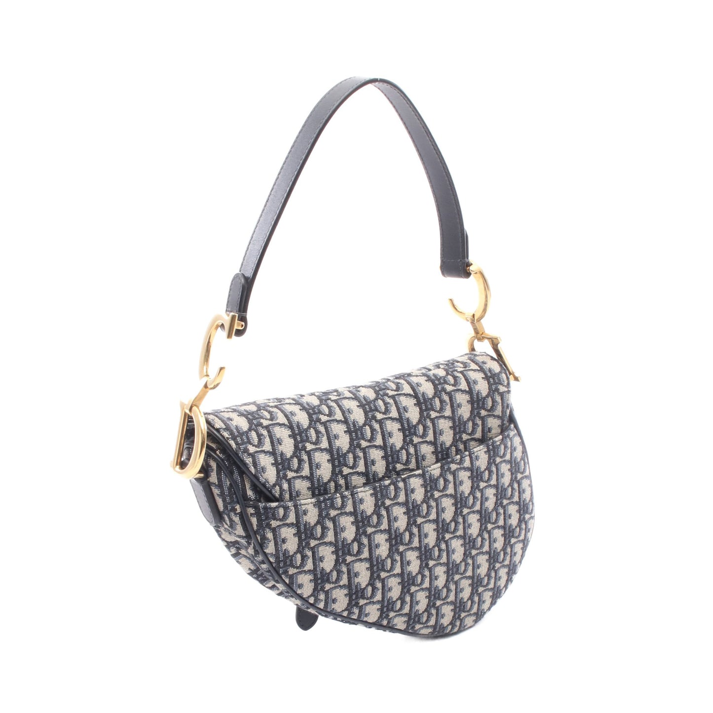 SADDLE サドル オブリーク ワンショルダーバッグ キャンバス レザー ネイビー ベージュ 2WAY クリスチャンディオール バッグ Christian Dior