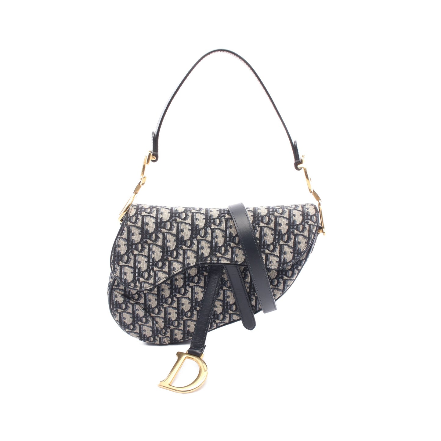 SADDLE サドル オブリーク ワンショルダーバッグ キャンバス レザー ネイビー ベージュ 2WAY クリスチャンディオール バッグ Christian Dior