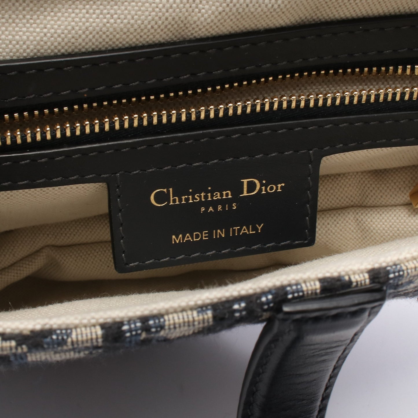 SADDLE サドル オブリーク ワンショルダーバッグ キャンバス レザー ネイビー ベージュ 2WAY クリスチャンディオール バッグ Christian Dior