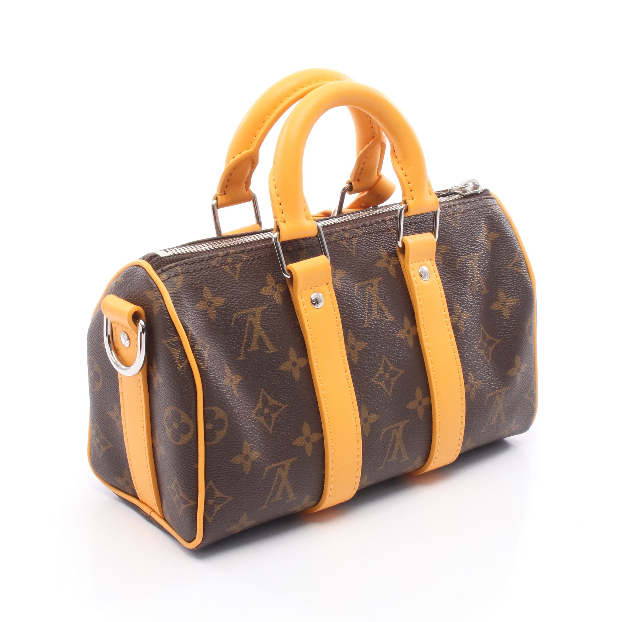 キーポル バンドリエール 25 モノグラムマカサー ハンドバッグ PVC