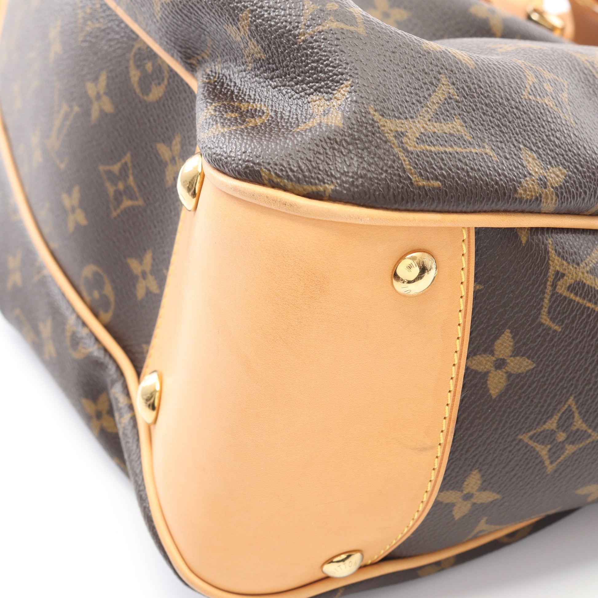 ボエシMM モノグラム ショルダーバッグ PVC レザー ブラウン ルイヴィトン バッグ LOUIS VUITTON