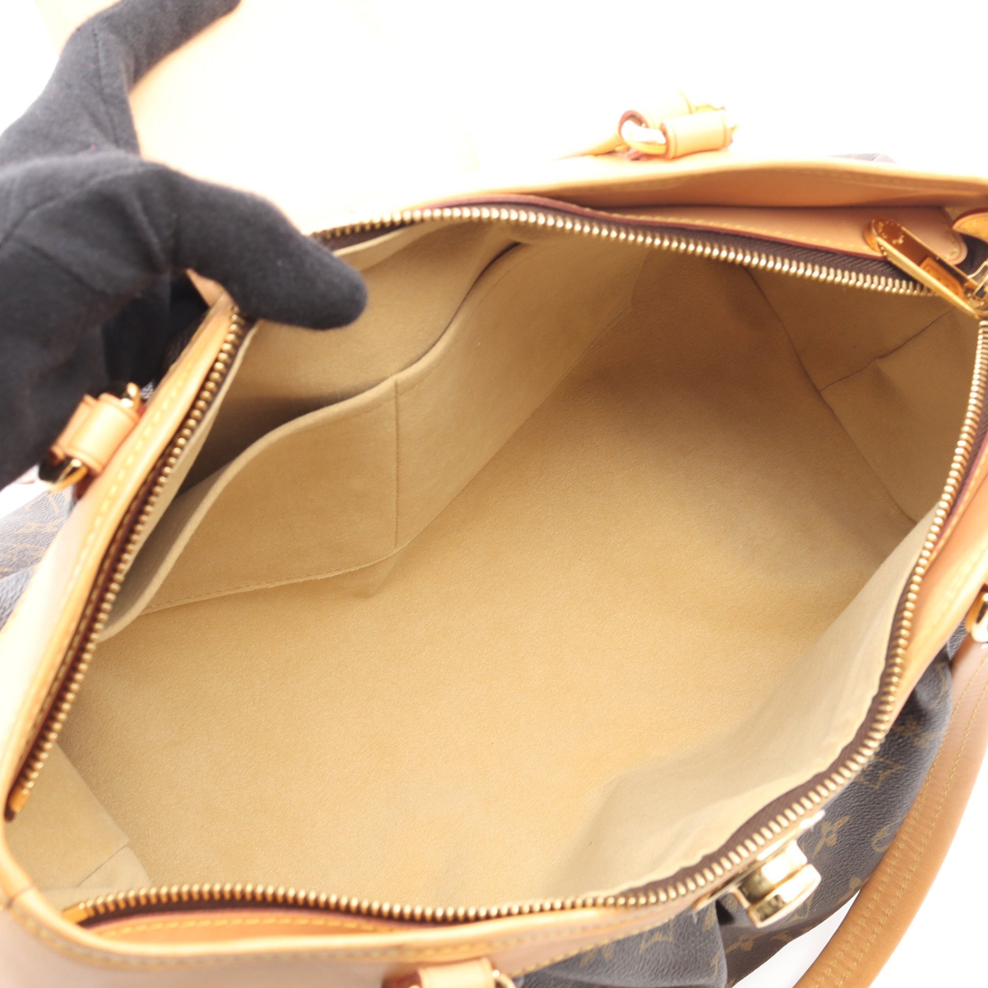 ボエシMM モノグラム ショルダーバッグ PVC レザー ブラウン ルイヴィトン バッグ LOUIS VUITTON
