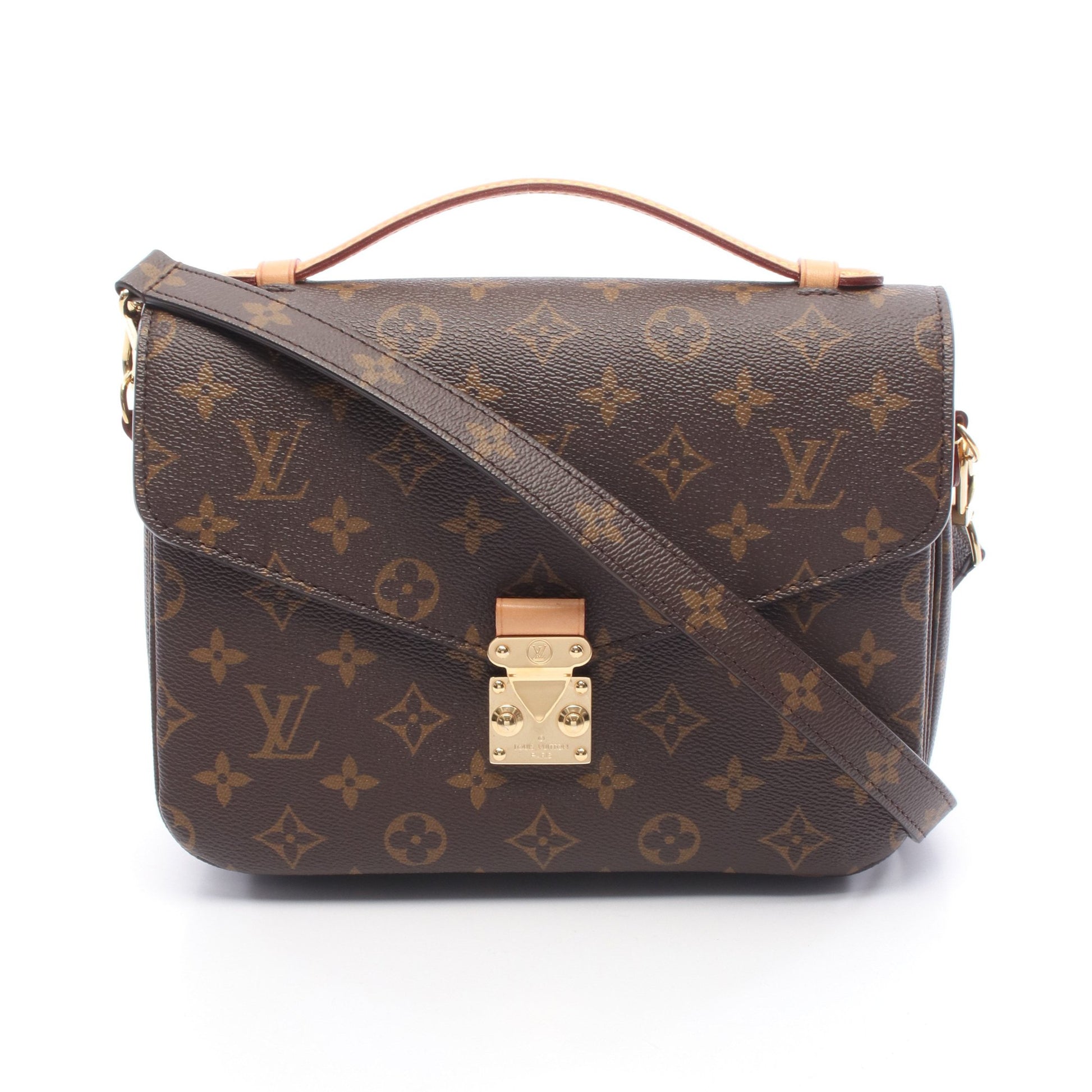 ポシェット メティス MM モノグラム ハンドバッグ PVC レザー ブラウン 2WAY ルイヴィトン バッグ LOUIS VUITTON